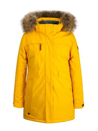 Парка подростклвая HIGH EXPERIENCE RC11069-1 цвет №5528 енот