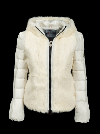 Пуховик детский MONCLER 6012 бел.мех